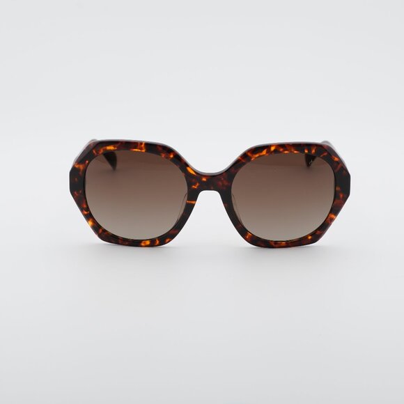 Rag & Bone RNB1078/S 0086 HA Sunglasses Havana Geometric Frame, Brown Lenses - Picture 2 of 8